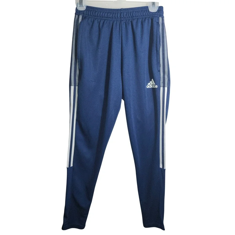 Adidas Aeroready Primegreen Navy Blue Soccer Training Pants‎ Mens Small GE5427